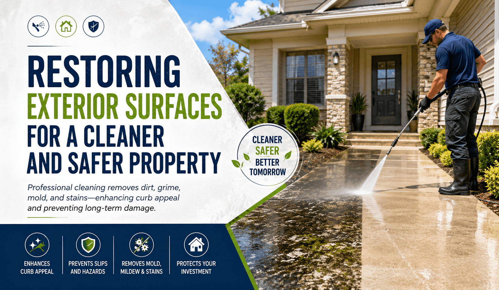 Pressure cleaning north brisbane